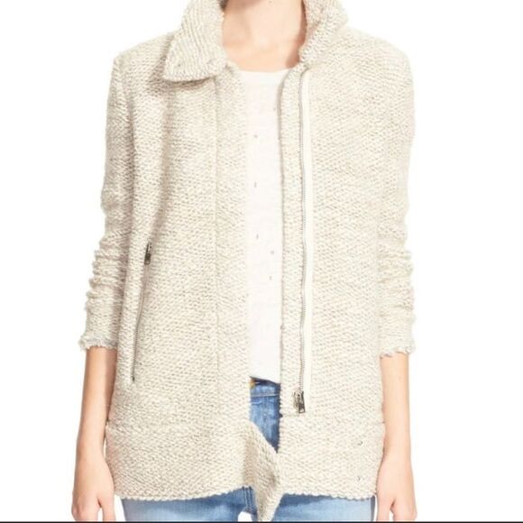 IRO Boucle Ajuma Knit Jacket sz 36 - Picture 4 of 15